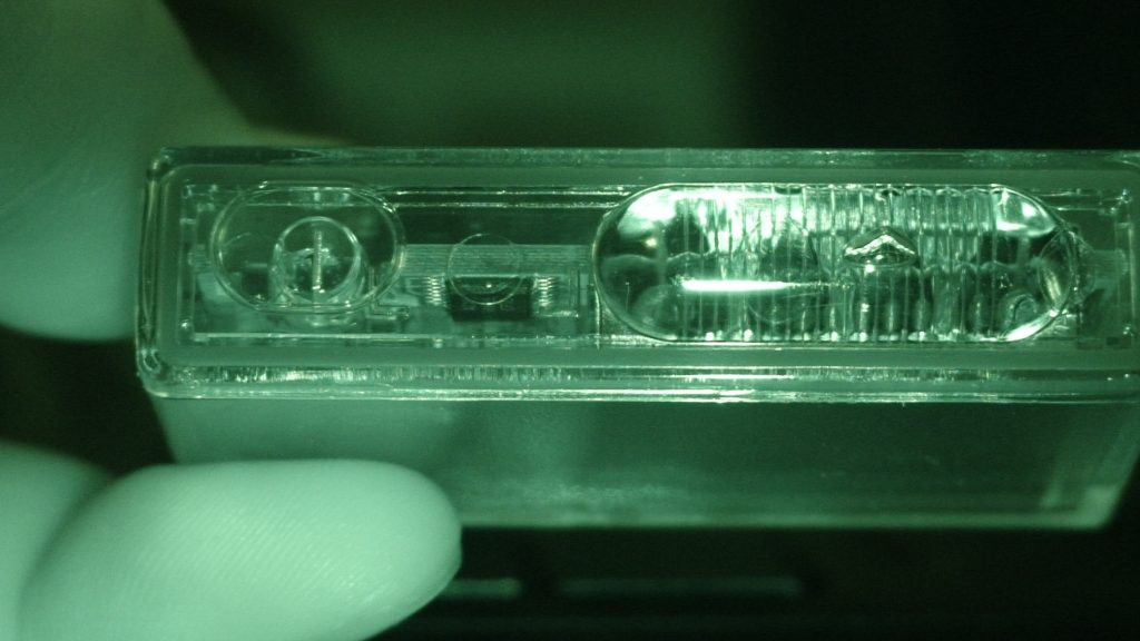 Infrared image of K40 Optix Laser Jammer Head